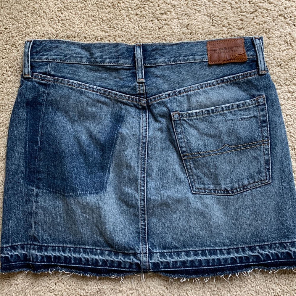 Short Denim skirt by Denim & Supply, Ralph Lauren.